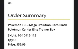 Pitch Black POKEMON CENTER ETB Elite Trainer Box PC ETB CONFIRMED PREORDER-7/17 - Image 3