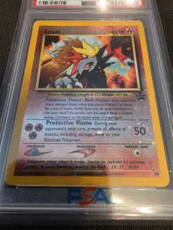 Pokemon TCG Entei Promo Card PSA 9 - Image 3