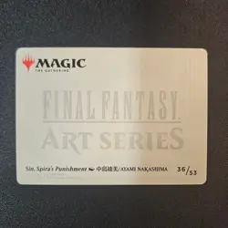 Sin, Spira's Punishment- Art Series 36/53 - Final Fantasy MTG - Art Card - Image 2