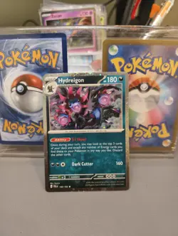 Hydreigon 140/193 Paldea Evolved Cosmos Holo EU Blister Exclusive **Damaged** - Image 1