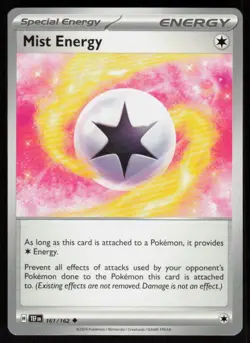 Mist Energy 161/162 Uncommon Temporal Forces Pokemon NM - Image 1