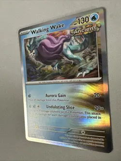 Pokemon TCG * SV Twilight Masquerade * 63/167 Walking Wake Holo Rare * NM - Image 2
