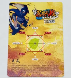Hanzo The Salamander Naruto Trading Card Gold Prism SSR HYEX01-SSR17 Tc5 - Image 2