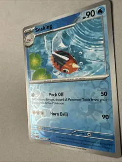 Pokemon TCG * SV Twilight Masquerade * 45/167 Seaking REVERSE HOLO Common * NM - Image 2