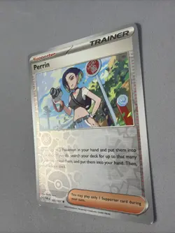 Pokemon TCG * SV Twilight Masquerade * 160/167 Perrin REVERSE HOLO Uncommon * NM - Image 2