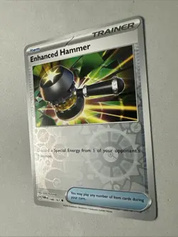 Pokemon TCG * SV Twilight Masquerade * 148/167 Enhanced Hammer REVERSE HOLO NM - Image 2