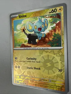 Pokemon TCG * SV Twilight Masquerade * 66/167 Shinx REVERSE HOLO Common * NM - Image 2