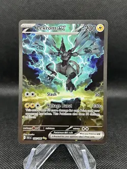 Pokemon Zekrom EX Black Bolt 166/086 - NM - Image 1