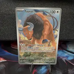 Tauros 96/86 Illustration Rare Pokemon Chaos Rising ME04 NM - Image 1