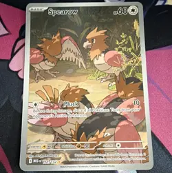 Pokemon TCG Spearow 151/132 151 Reverse Holo Common Basic 60 HP ENG - Image 1