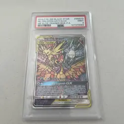 Pokemon Card - Moltres Zapdos Articuno GX Hidden Fates ETB Promo SM210 PSA 9 - Image 1