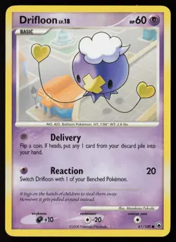 Drifloon 61/100 Common Majestic Dawn Pokemon Lightly Played - Image 1