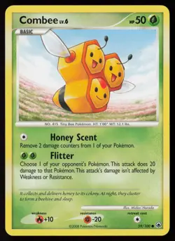 Combee 59/100 Common Majestic Dawn Pokemon Lightly Played - Image 1