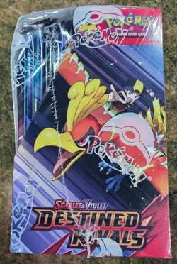 Pokemon - Destined Rivals - Booster Box Sealed - small tear in seal - Image 3