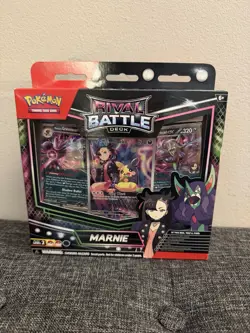 Pokemon TCG Rival Battle Deck Marnie CENTERED Promo Box Marnie's Morpeko Sealed - Image 1
