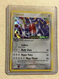 Pokemon Exploud 3/106 Reverse Holo Rare Emerald Stage 2 120 HP English - Image 1