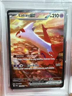 Latias Ex Pokemon Ssp En - Surging Sparks 239 Special Illustration Rare PSA 10 - Image 4