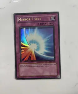 Konami Yu-Gi-Oh! Mirror Force MRD-EN138 Metal Raiders Ultra Rare PRINT DEFECT - Image 2