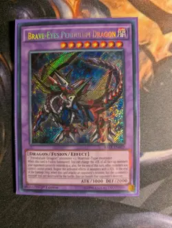 Yu-Gi-Oh! Brave-Eyes Pendulum Dragon RATE-EN039 Secret Rare 1st Edition Near... - Image 1