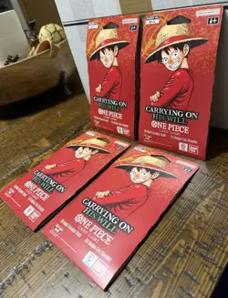 🔥One-Piece OP13 Sleeved Booster Pack LOT of 4 🔥SEALED 👍 - Image 4
