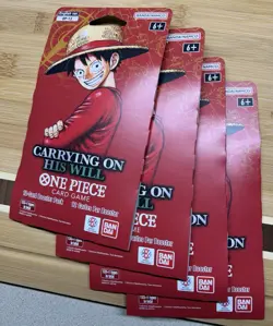 🔥One-Piece OP13 Sleeved Booster Pack LOT of 4 🔥SEALED 👍 - Image 5