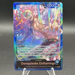 Donquixote Doflamingo OP01-060 Alt Art Leader Holo Foil One Piece TCG CCG NM - Image 1