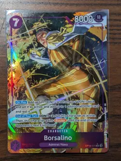 One Piece Borsalino Alt Art OP16-073 OP16 - The Time of Battle ENGLISH - NM/M - Image 1