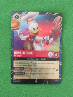 SET 2 DISNEY LORCANA ARCHAZIA'S ISLAND EPCOT PROMO CARDS: DONALD DUCK & RAPUNZEL - Image 4