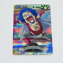 Emporio Ivankov - One Piece Trading Card Game Holo Foil Prism Cool Art Tc8 - Image 1