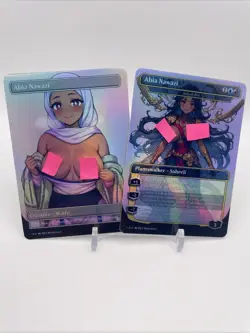 Waifu MTG Saheeli Rai Abia Nawazi HuniePop Borderless Style Card EDH / Playtest - Image 1