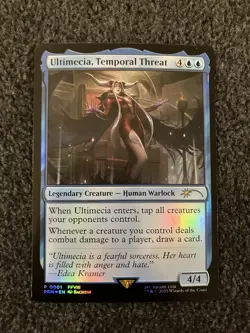 Magic The Gathering MTG - Ultimecia, Temporal Threat Foil Promo - FIN - Image 1