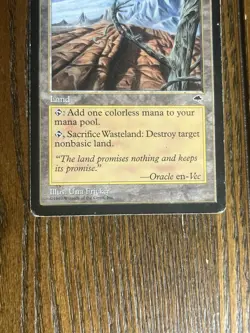 MTG Wasteland (Tempest) Moderately Play (MP) Magic the Gathering Rare uncommon - Image 3