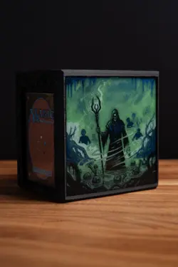 Necromancer MTG Deck Box | Dark Fantasy 3D Printed Commander Storage - Image 1