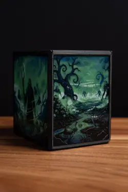 Necromancer MTG Deck Box | Dark Fantasy 3D Printed Commander Storage - Image 2