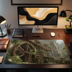 Steampunk Gruul Themed Playmat | Unofficial MTG Mat | TCG Playmat - Image 2