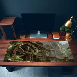 Steampunk Gruul Themed Playmat | Unofficial MTG Mat | TCG Playmat - Image 3