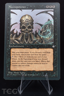 Necropotence - 1995 Magic the Gathering - Ice Age Regular - Image 1