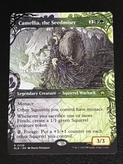 MTG Bloomburrow Camellia, the Seedmiser Showcase 0328 Rare - Image 1