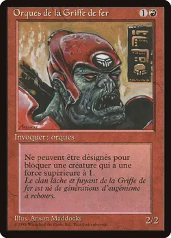 MTG Ironclaw Orcs FRENCH x4 - NM - Renaissance - Image 1