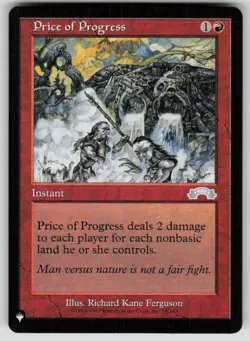 Price of Progress (EXO) Uncommon The List Reprints 95/143 MTG Near Mint 2020 - Image 1