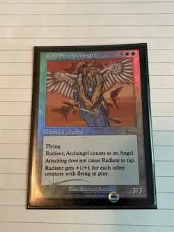 MTG Radiant, Archangel Urza's Legacy Foil Lightly Played Condition - Image 1