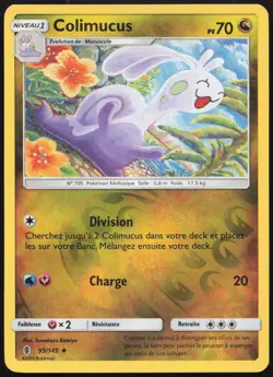 Carte Pokemon Colimucus 95/145 Gardiens Ascendants REVERSE Francais - Image 1