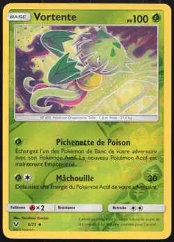 Carte Pokemon Vortente 6/73 Legendes Brillantes REVERSE Francais - Image 1