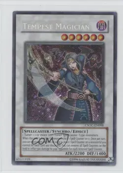 Tempest Magician (SE) Unlimited YuGiOh Crossroads of Chaos #CSOC-EN088 2008 - Image 1