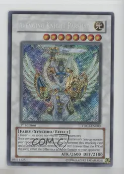 Avenging Knight Parshath 1st Ed. YuGiOh The Duelist Genesis #TDGS-EN000 2008 - Image 1