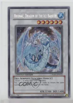 SCR - Brionac Dragon of the Ice Barrier Limited Edition YuGiOh Hidden Arsenal 1 - Image 1