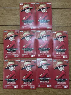 One Piece Tcg Op13 Carrying On His Will Booster Pack Lot Of 10 - Image 1