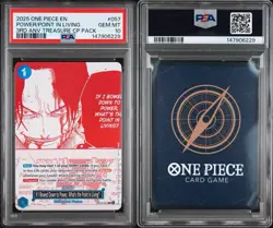 Bandai One Piece CCG EN PSA 10 OP13-057 R Foil Point in LivingU 2025 - Image 3