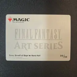 Terra, Herald of Hope - Art Series 20/53 - Final Fantasy MTG - Art Card - Image 2