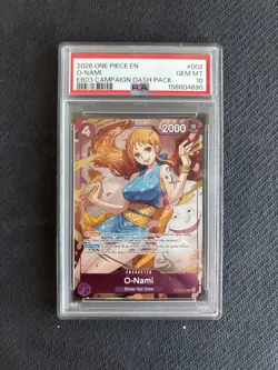 2026 ONE PIECE HEROINES CAMPAIGN DASH PACK #002 O-NAMI PSA 10 - Image 3